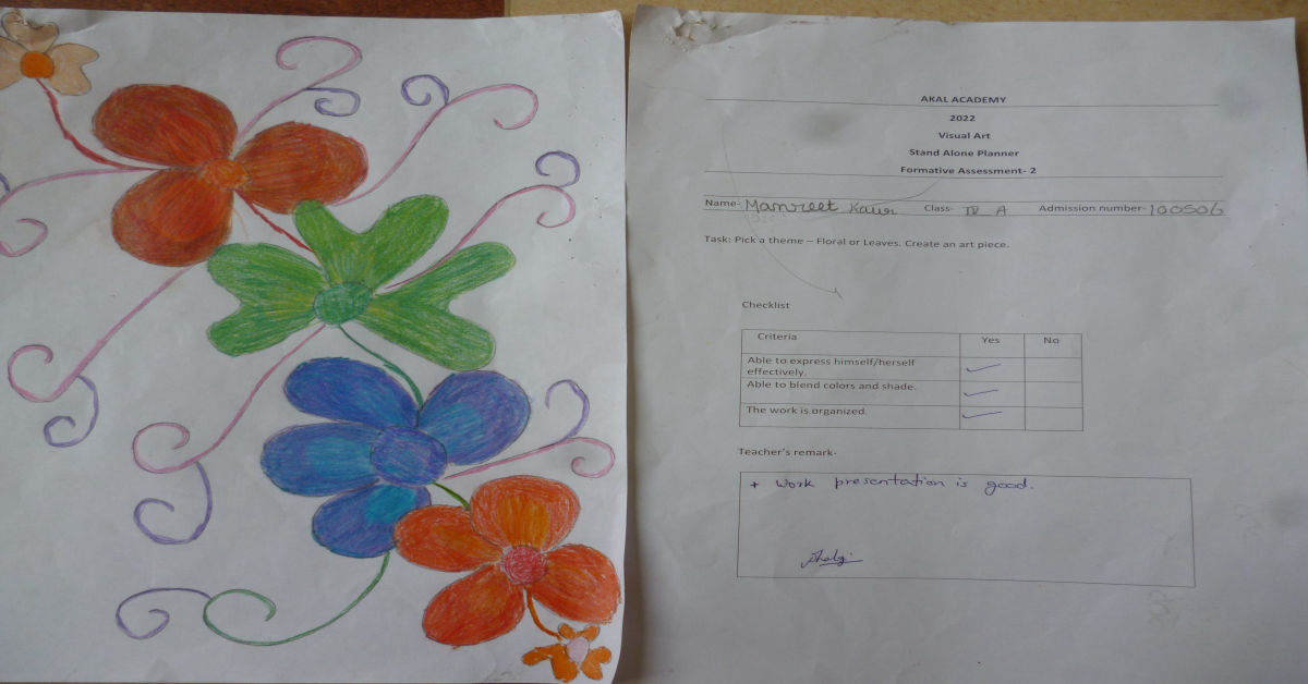 Student Agency, Visual Art, Grade 4