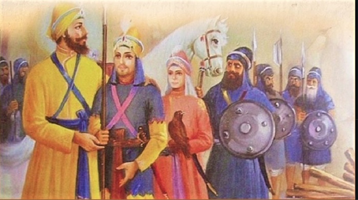 The Battle of Chamkaur Sahib.  An unparalleled stand of 40 Sikhs against enemy forces numbering in lakhs.