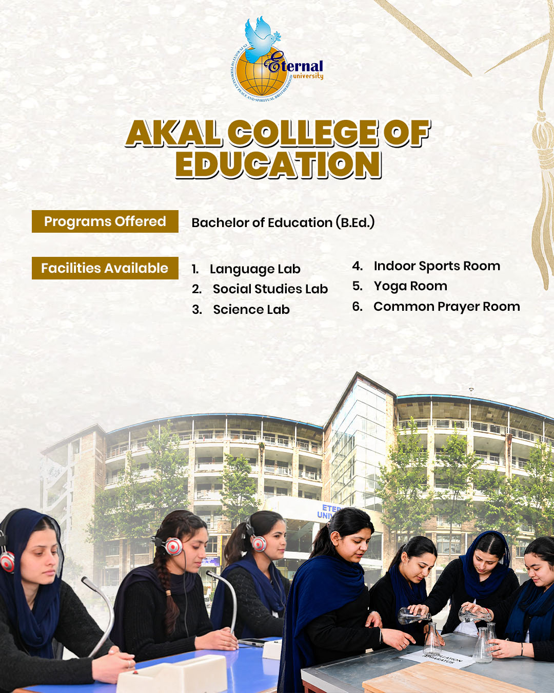 1 Day to Go | 13th Convocation Ceremony 2026 | Eternal University, Baru Sahib Gallery Image
