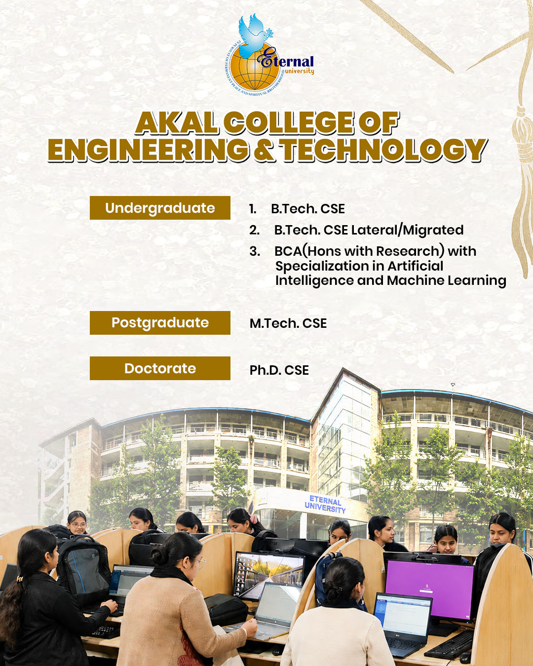 2 Days to Go | 13th Convocation Ceremony 2026 | Eternal University, Baru Sahib Gallery Image