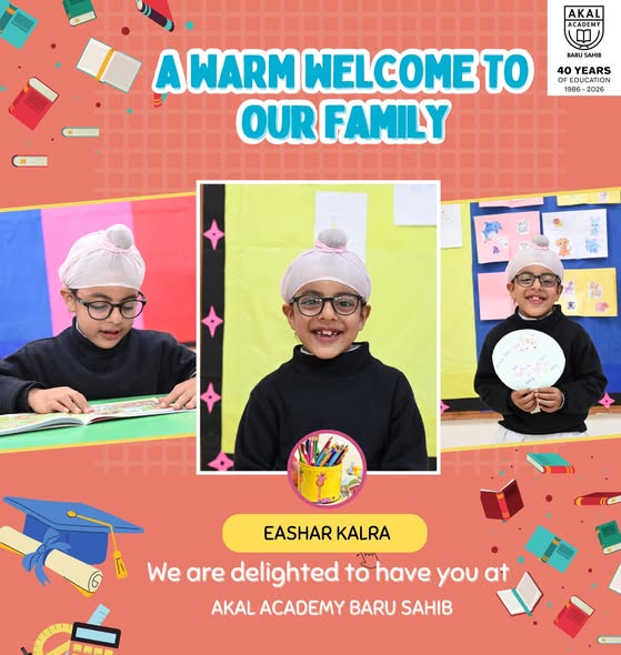 A very warm welcome to Eshar and Gurubaaz to the Akal Academy family Gallery Image