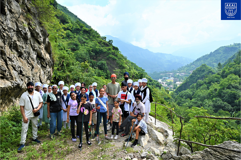 International Campers on a Nature Walk at Baru Sahib Gallery Image