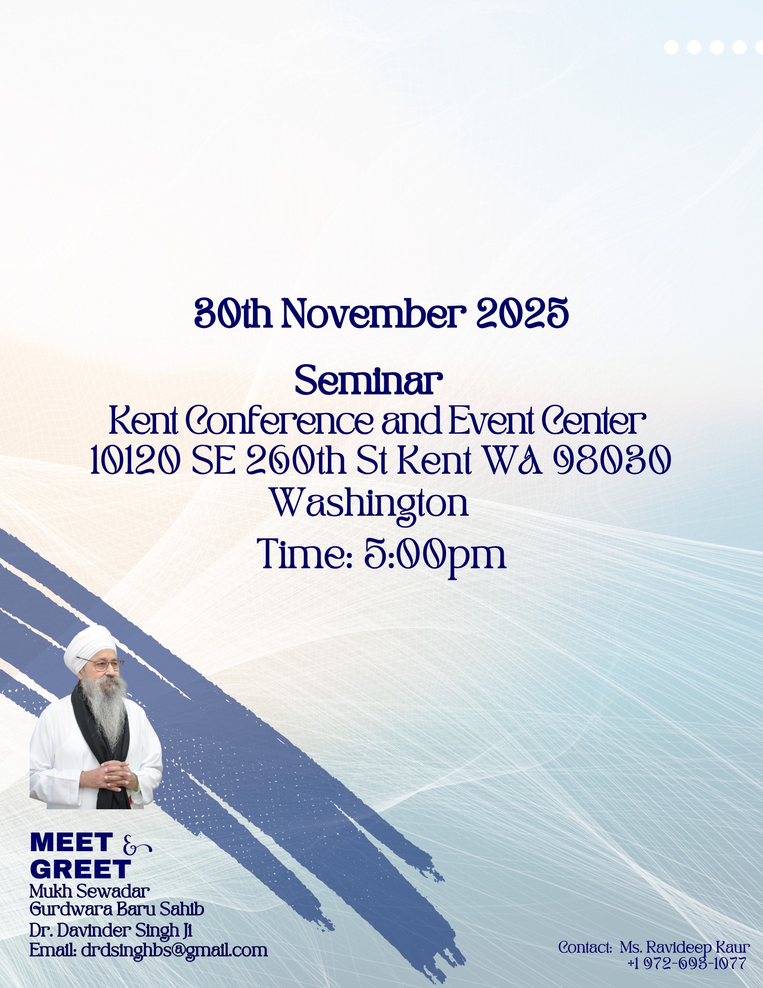 Dr. Davinder Singh Ji’s USA Tour – USA Sangat Darshan Gallery Image