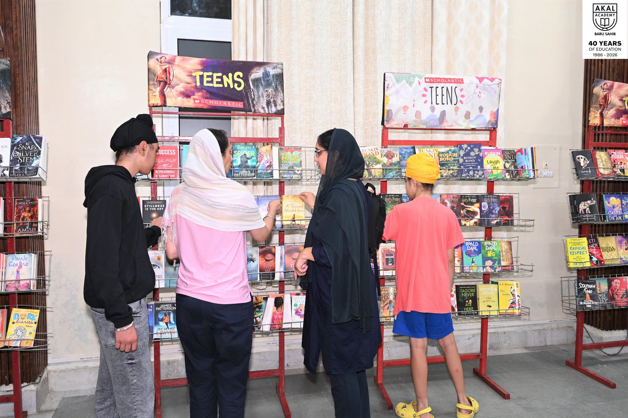 Every book is a new adventure waiting to begin. Gallery Image