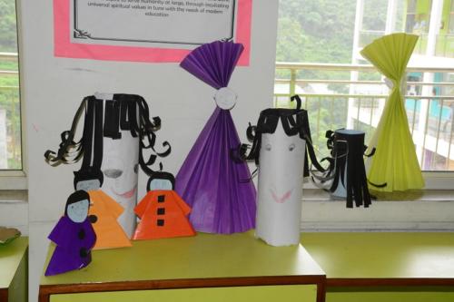 Clay Modeling Paper Crush Doll Making  (8)