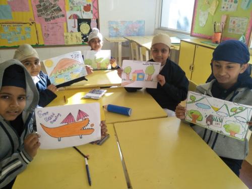 Free Hand Drawing was held in the PYP Block at akal academy baru sahib (6)