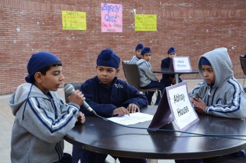 Inter-House activity Safety Quiz was organized by the Abhay House  on 16 March 2019 in the IB World School New Campus (1)