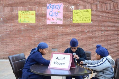 Inter-House activity Safety Quiz was organized by the Abhay House  on 16 March 2019 in the IB World School New Campus (3)