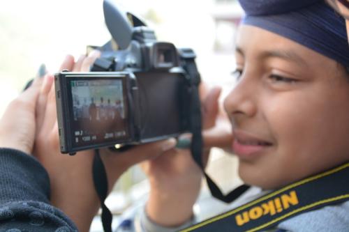 Students of the IB World School were engaged in photography video making activity (2)